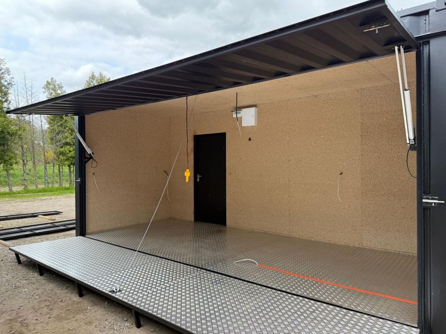 Six Exhibition Containers
